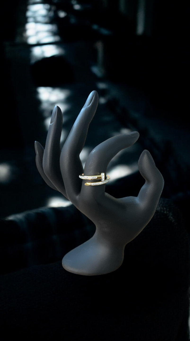 Diamond Nail Ring