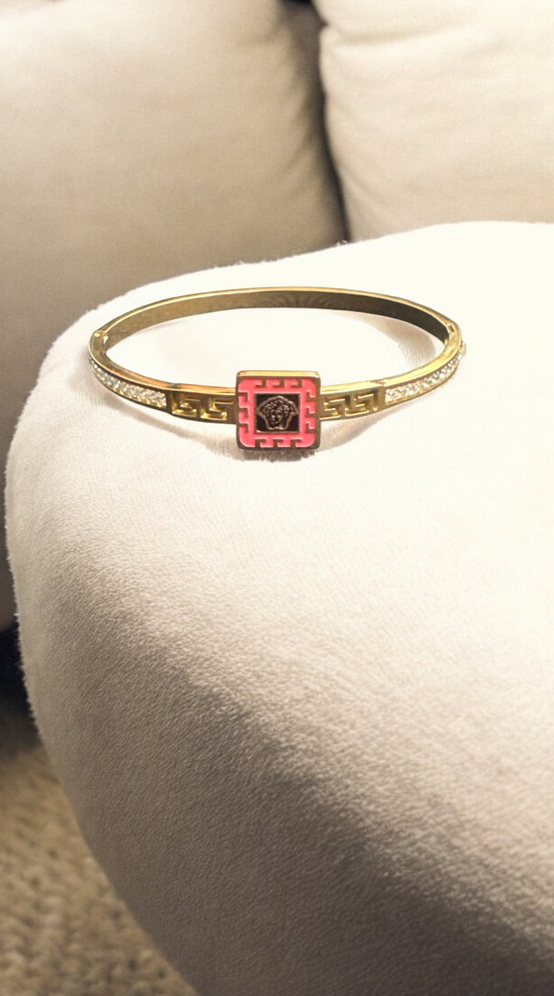 The Pink V bangle #B5