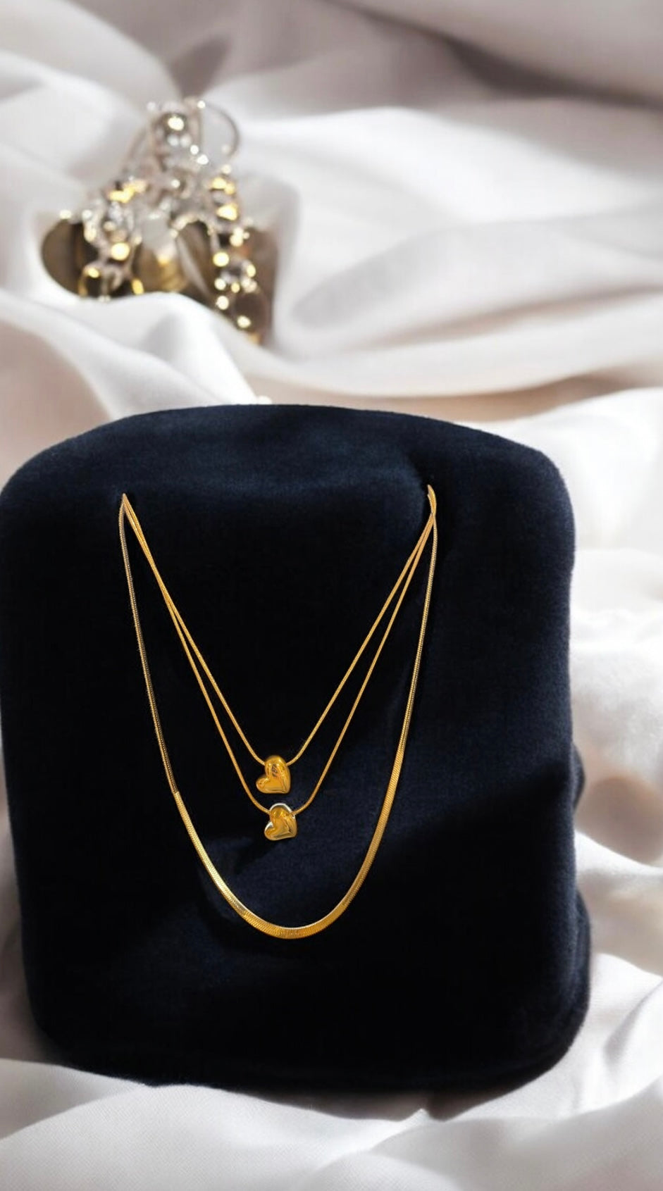 3 Layer Heart Necklace