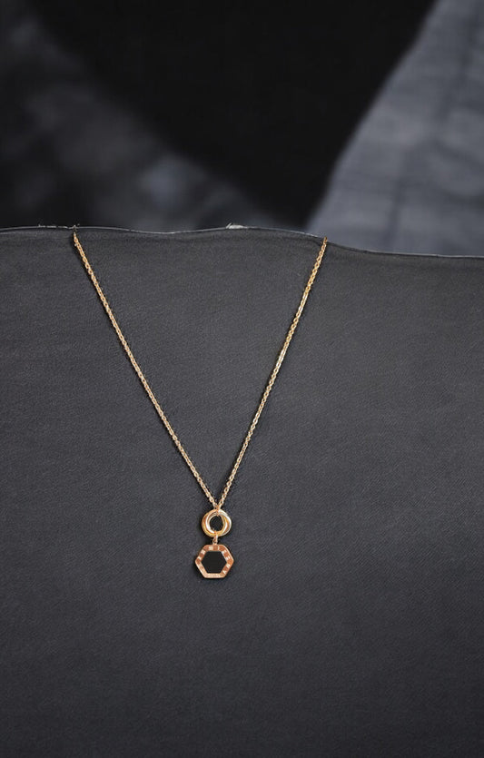 Black Roman Number Necklace