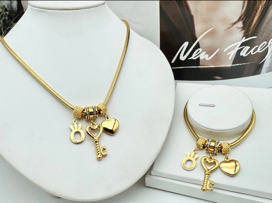 The Heart and Key Set