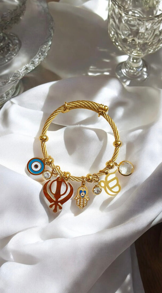 Khanda Charm Bracelet