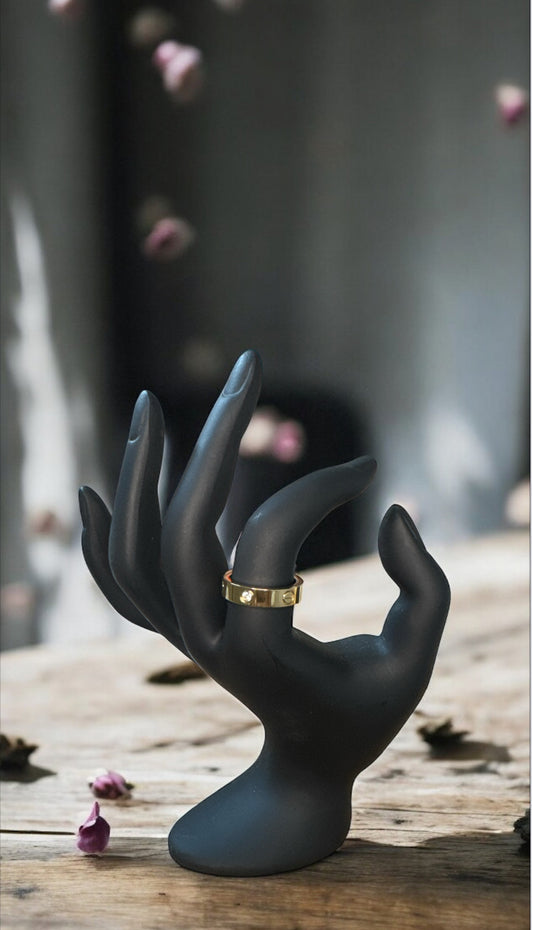 Diamond C Ring