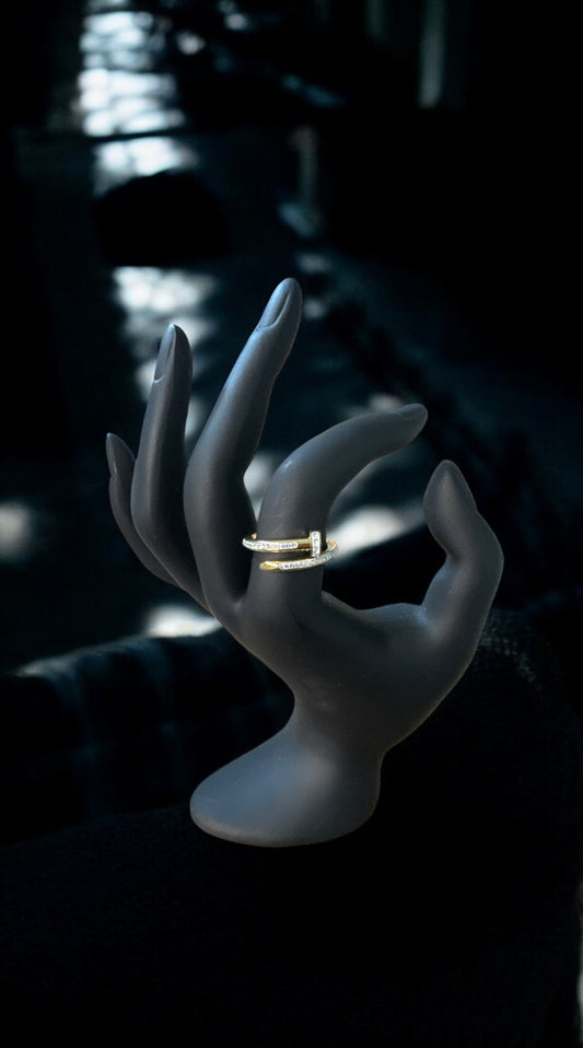 Diamond Nail Ring