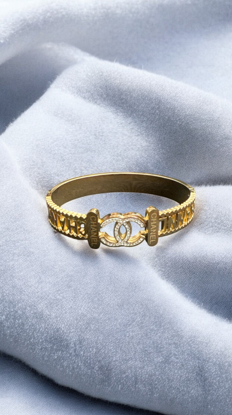 The Golden CC Bangle #B9