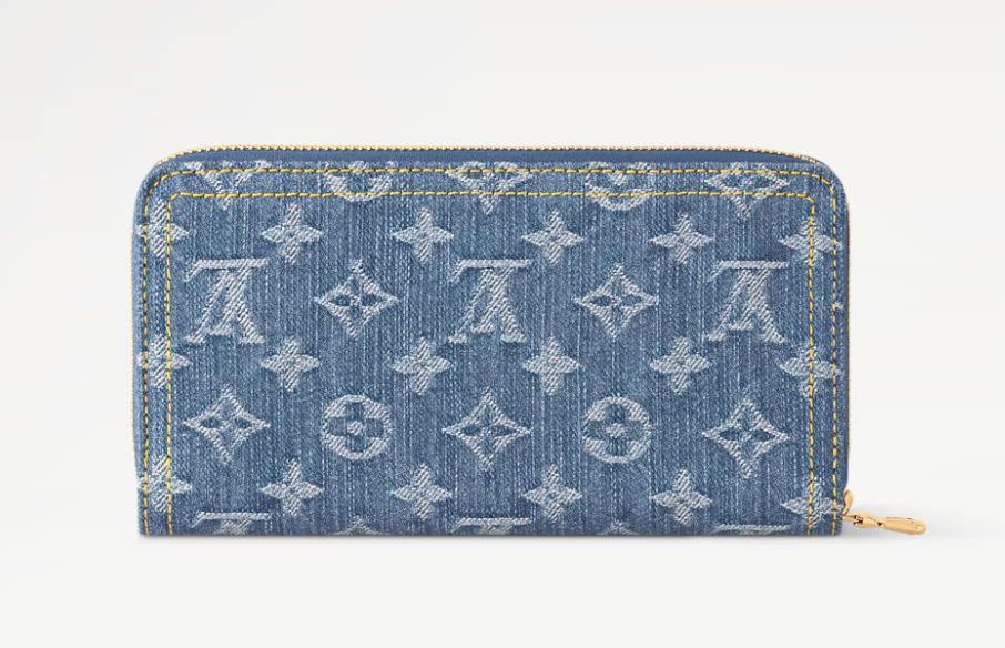 The Blue L and V Wallet